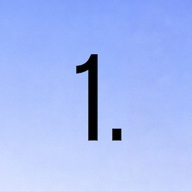 Icon als Zahl 1.